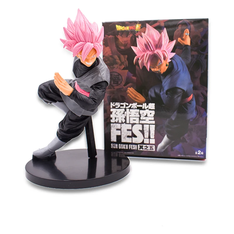 

18cm Dragon Ball Z DXF Zamasu Goku Super Saiyan FES Son Goku Son Gohan Pink Hair PVC Action Figures Collection Kids Toys