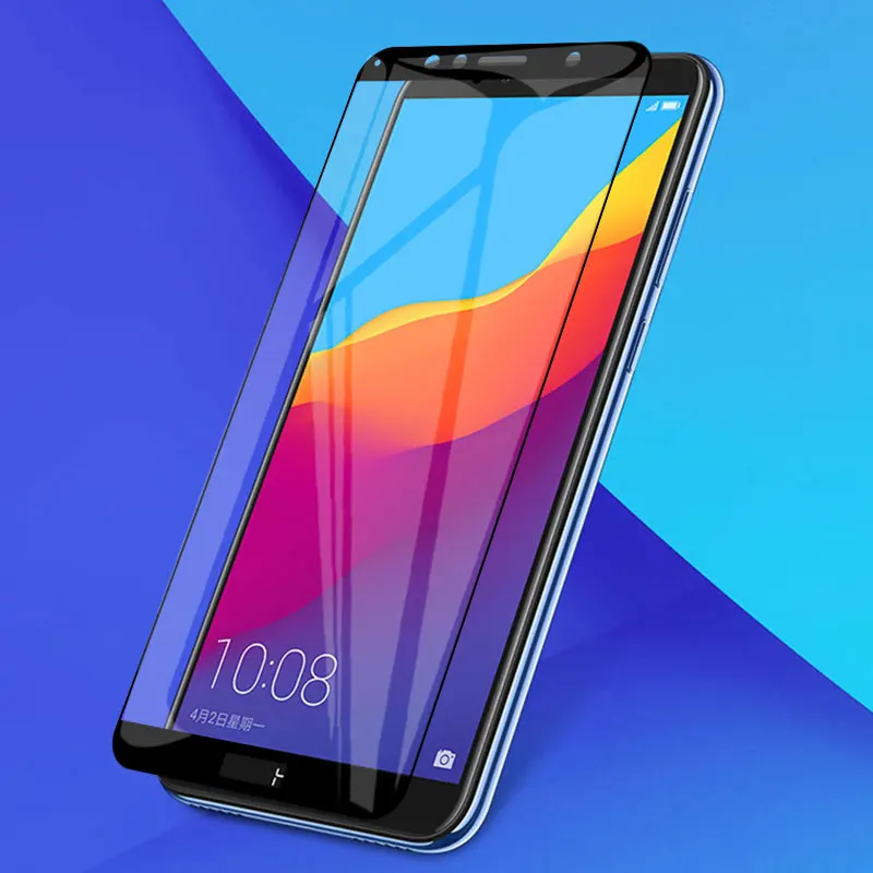 Huawei Honor 7C глобальная защита экрана huawei Y7 Prime 2018 закаленное стекло LND TL30 полная