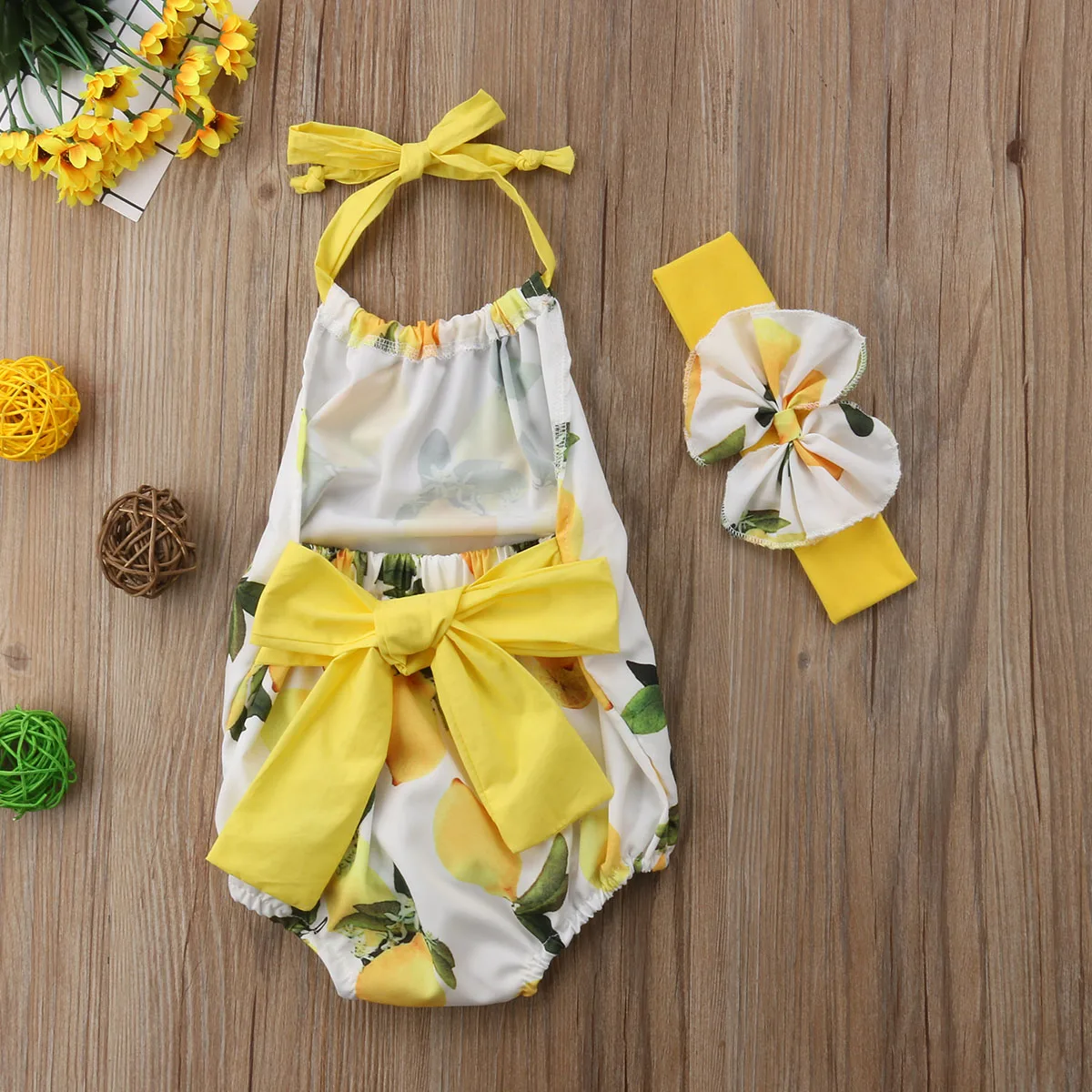 2pc Newborn Kids Baby Girls Mango Strap Romper Jumpsuit Outfit Clothes Rompers Aliexpress