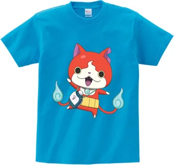 

Children Cartoon Yo-kai Watch digital printed T-shirt Unisex Kids Summer Short Sleeve T shirt Baby O-Neck Cotton tee Costume NN