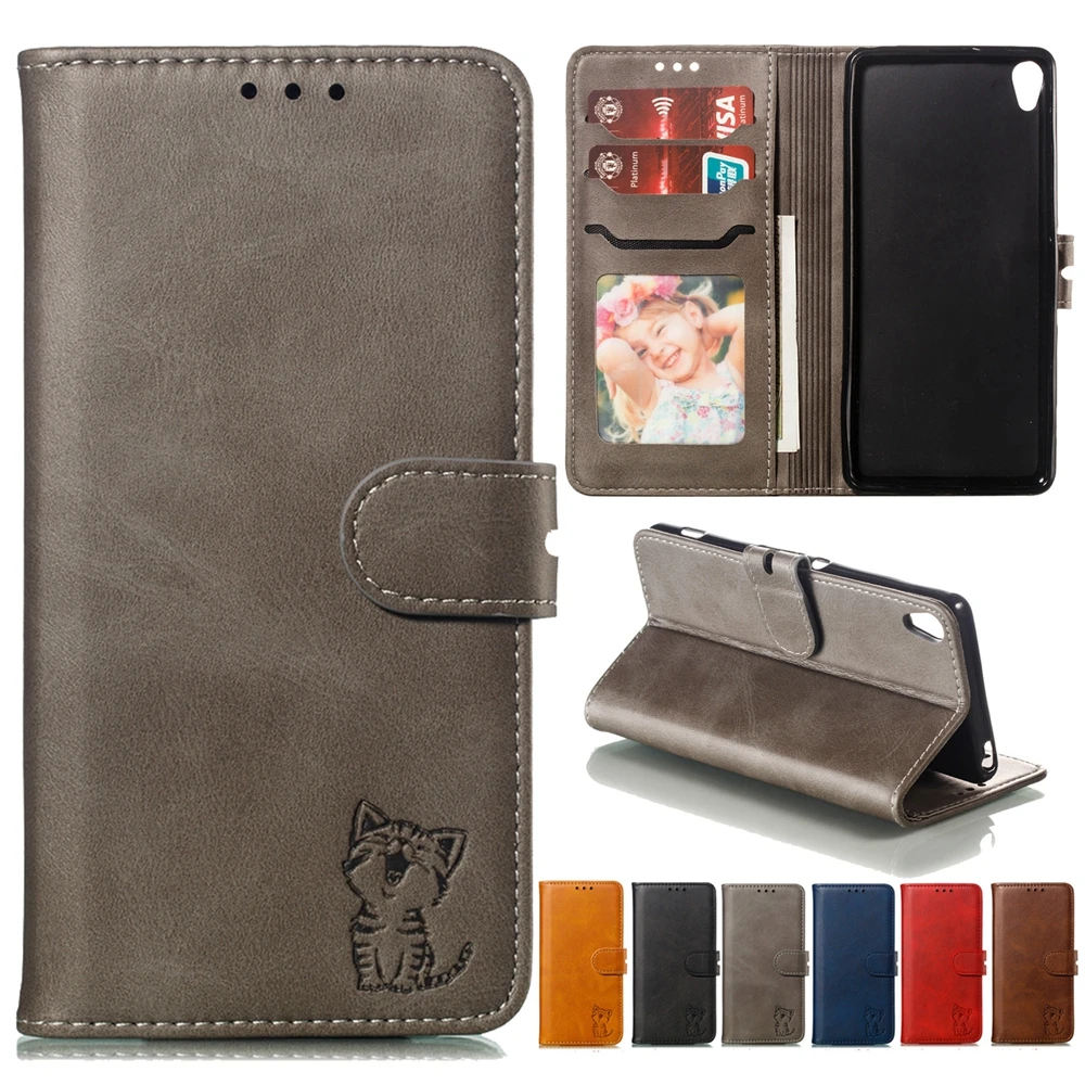 

Solid Color Luxury PU Leather Cover for Sony Xperia XA XA1 XA2 XA3 Etui Funda for Coque Sony L2 L3 Fashion Phone Case Capinha