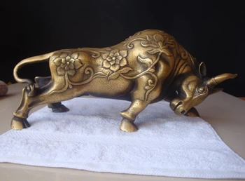 

Pure copper niuniu potential furnishing articles antique copper handicrafts zodiac cattle do old cattle