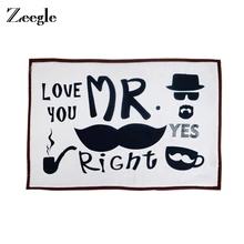 Zeegle дверной коврик для пола кухонный Коврик Противоскользящий коврик для ванной комнаты домашний вход/Прихожая зона ковер креативные ковры