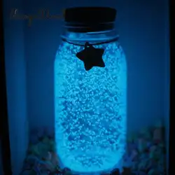 Красивый флуоресцентный песок светится в темноте песок домашний сад аквариум Декор для аквариума кубики для напитков TU