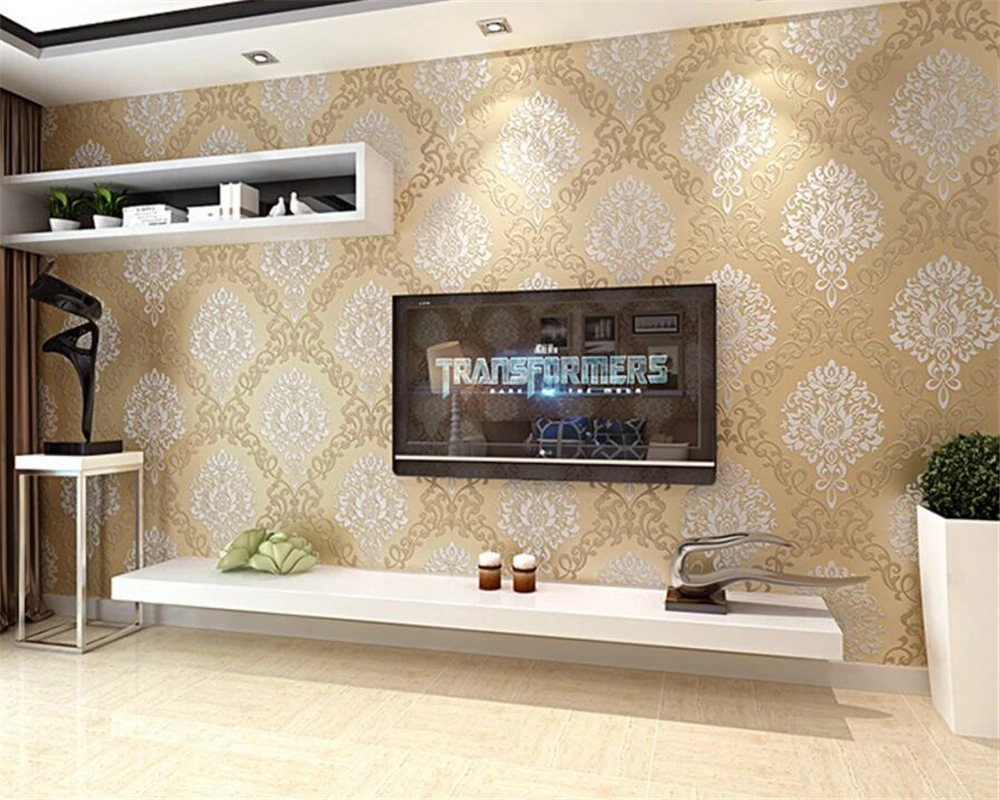 Beibehang Mewah Dekorasi Rumah 3D Wallpaper Fashion Wallpaper Relief Beibehang Mewah Dekorasi Rumah 3D Wallpaper Fashion Wallpaper Relief