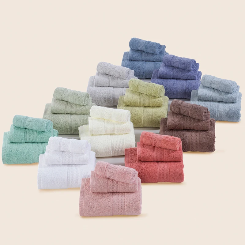 

2018 New Products High Quality Egyptian Cotton Bath Towel Set 33*33/ 32*73/ 70*140CM Bathroom Egyptian Cotton Bath Towel Set