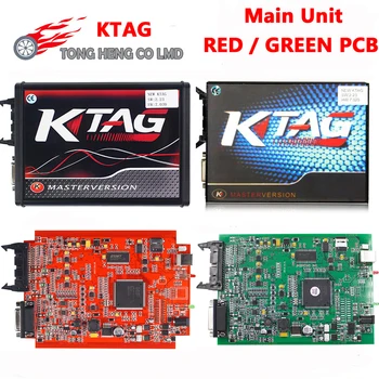 

RED/GREEN PCB KTAG 7.020 Main Unit K-TAG ECU Programming Tool Master Version V2.23 HW V7.020 k tag No Token Limitation