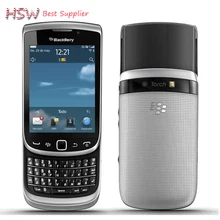100% Оригинальный Blackberry 9810 мобильный телефон разблокировать bluetooth, Wi-Fi QWERTY клавиатура 3.2 ‘Сенсорный экран слайдер, бесплатная доставка