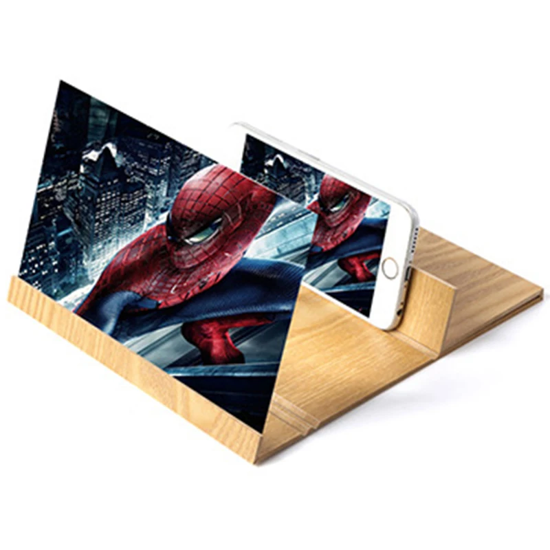 

12inch Mobile Phone Screen Magnifier for Video Projector Screen 3D HD Video Amplifier Folding Enlarged Expander Stand dropship