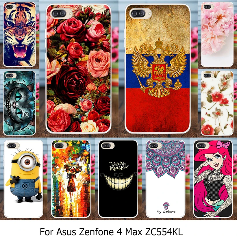

Ojeleye Silicone Phone Cover Case Capinha For Asus Zenfone 4 Max ZC554KL Zenfone4 Max 5.5 inch Cover Carcasa TPU Case Housing