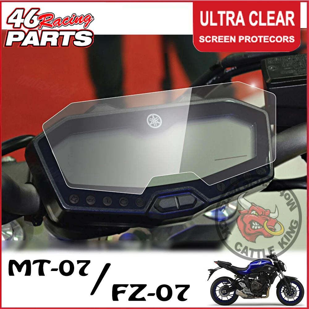 CK CATTLE KING кластер для защиты экрана от царапин Защитная пленка Yamaha MT07 MT 07 FZ07 FZ 07|yamaha