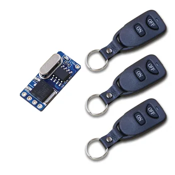 

New Type DC3.5V 4.5V 5V 6V 7V 9V 12V Multi-Function RF Wireless Remote Control System Receiver+ 3Transmitters for Smart Home