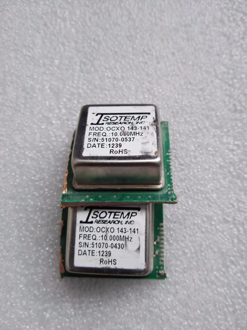 

Old ISOTEMP 143-141 10MHZ Crystal Oscillator OCXO