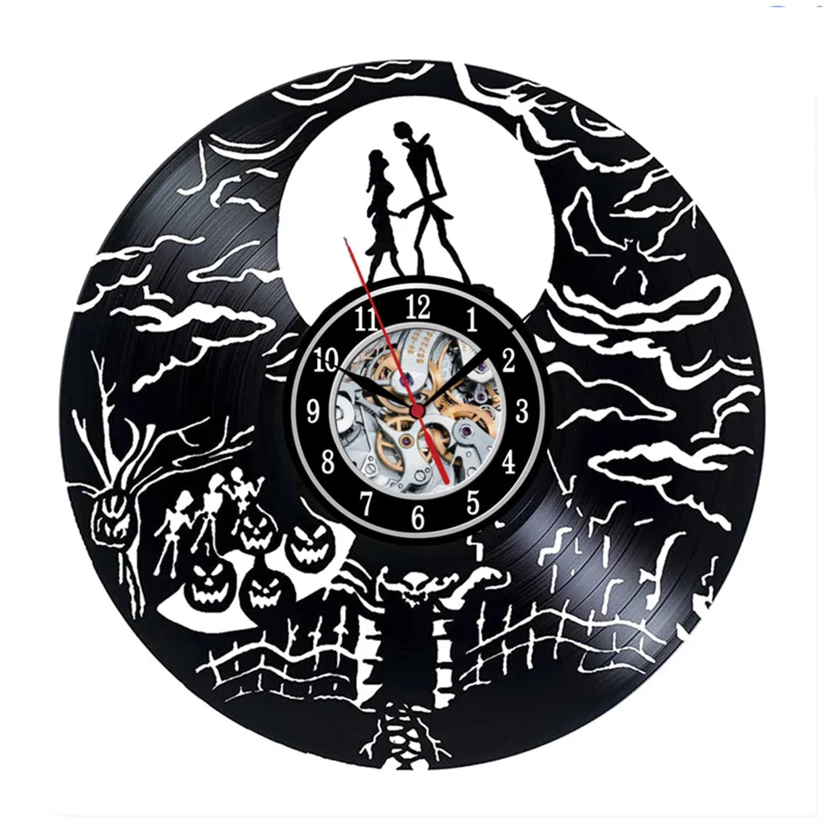 

Home Decoration Led Lighting Vinyl Record CD Wall Clock Modern Design Lighting Watches