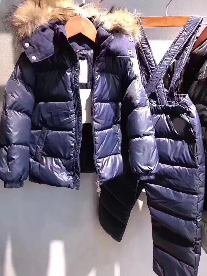 

Kid Infant Baby Girl Boy Set Hoodie Tops Hoodie+Pant Outfit Winter Navy Blue Full Sleeve Clothes in Stock Hooded Coat Set