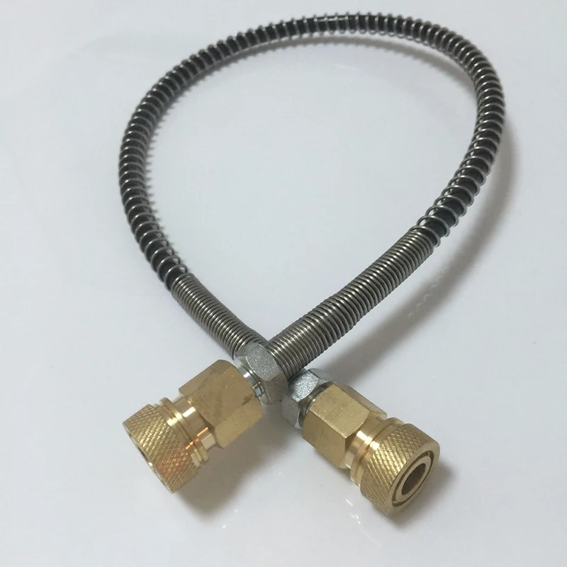 AC89 1pcs 300bar working pressure 0.5m length fii station for connect inflate paintball tank pcp air gun tank Drop Shipping Acec