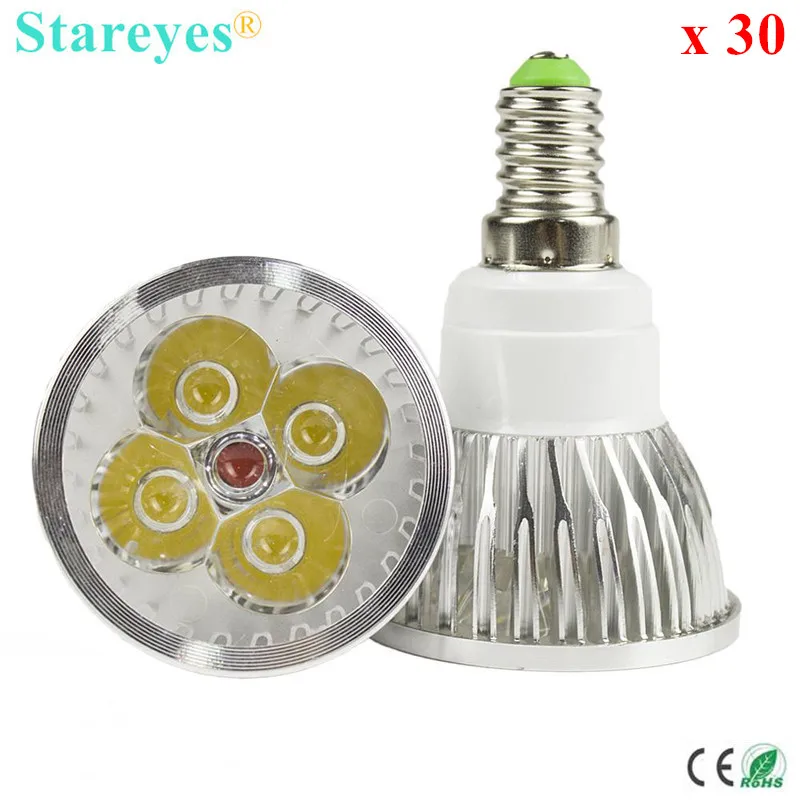 

Free shipping 30 pcs Dimmable 4W 3W E14 MR16 GU10 E27 B22 GU5.3 High Power LED Spotlight Downlight lamp droplight bulb Lighting