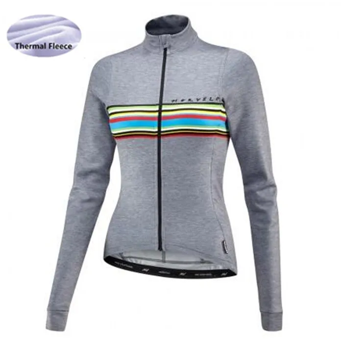 Morvelo women Winter Thermal Fleece long sleeve cycling jersey Windproof bike jersey bicycle waterproof coat ropa ciclismo