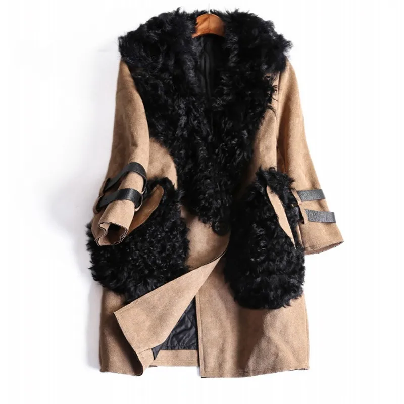Europe and America font b Women s b font clothes 2016 Autumn New Three Quarter wool
