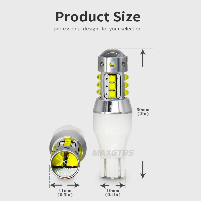 2x T15 W16W 921 912 70 Вт экстремально яркий светодиодный светильник CREE с чипом DRL, Автомобильный задний светильник, парковочный фонарь, резервный Обратный Стоп-светильник