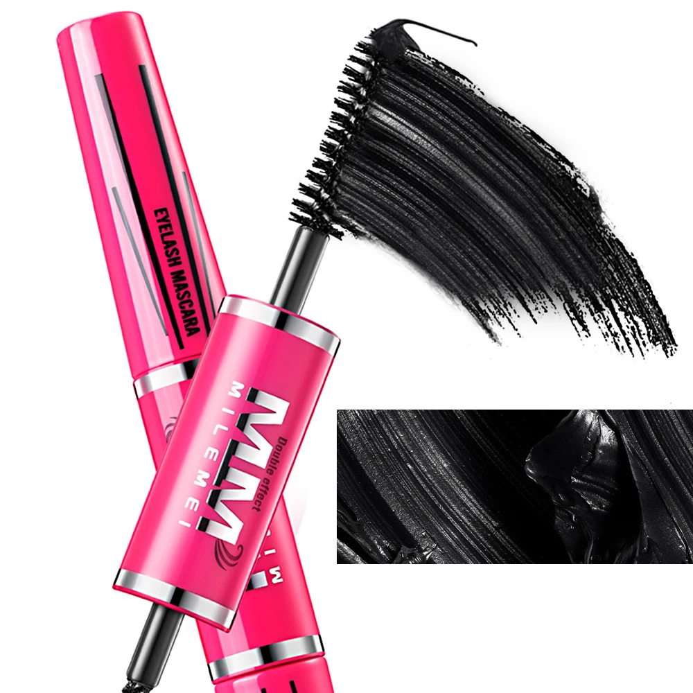 

New 4D Silk Fiber Lash Mascara Waterproof Mascara For Eyelash Extension Black Thick Lengthening Eye Lashes Cosmetics TSLM1