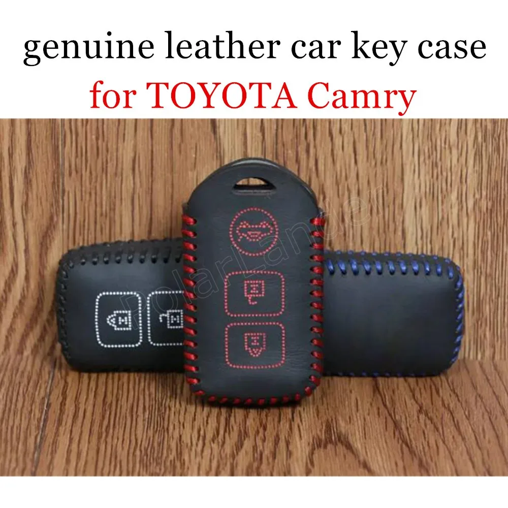 Only Red great quality fit for TOYOTA Camry car key covers DIY hand sewing car key case car