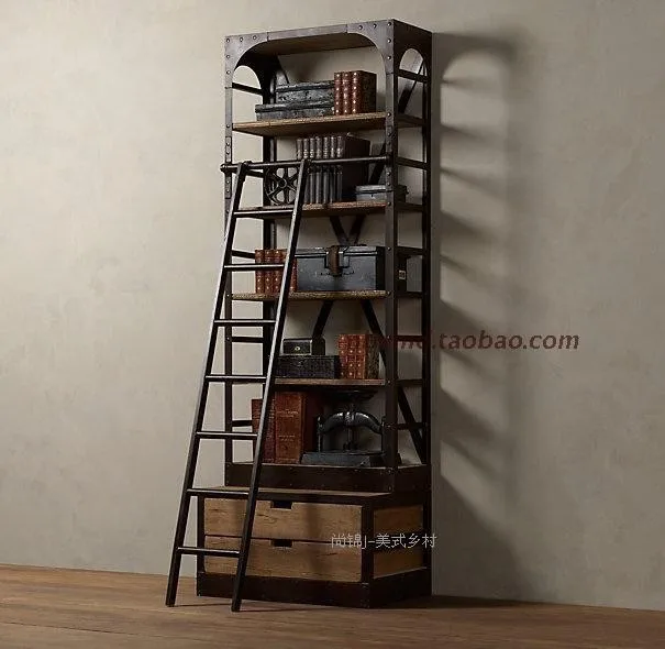 Aliexpress Dutch Exports Of Loft Style Dutch Exports Of Loft Style Vintage Retro Do Old Metal Bookcase Shelf