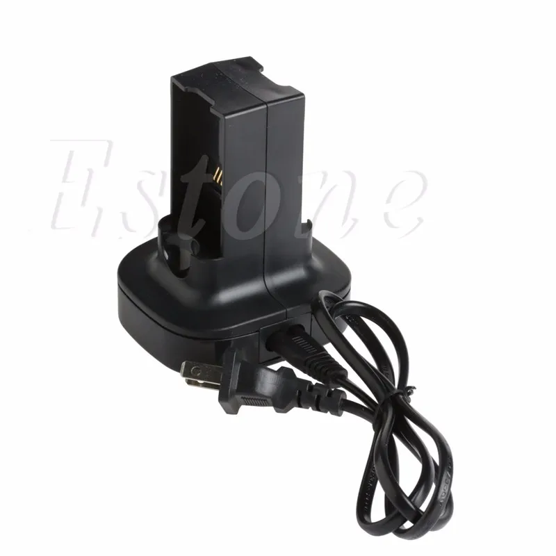 

OOTDTY New Dual Battery Charger Charging Holder Station For Microsoft Xbox 360 Controller