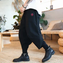 M~ 5XL! Новинка года; мужская одежда; брюки-шаровары; Китай; Ретро стиль; хлопковые брюки; Клубные Молодежные мешковатые штаны; костюмы