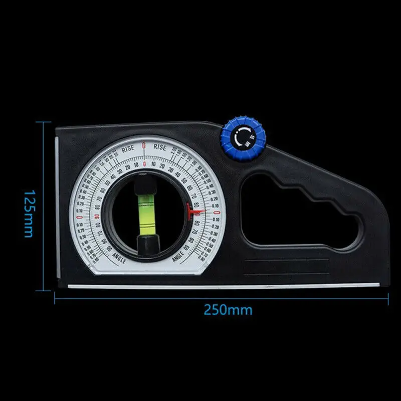 Универсальный измеритель наклона Линейка Инструмент конический транспортир градус угла деклинометр угол ноги наклон измеритель
