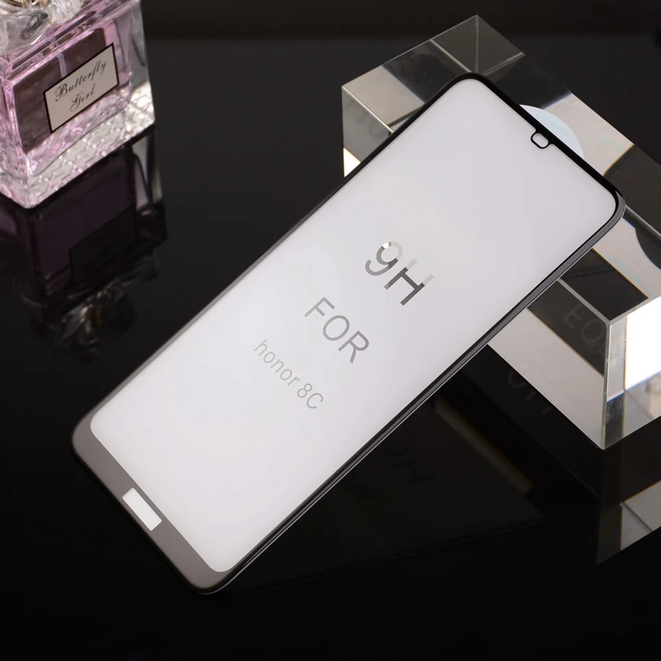 Tempered Glass For Huawei Honor 8X 5D 9H Full Cover Glass For Huawei Honor 8C P20 Lite P10 P Smart Nova 3 3i Screen Protector 3D (2)