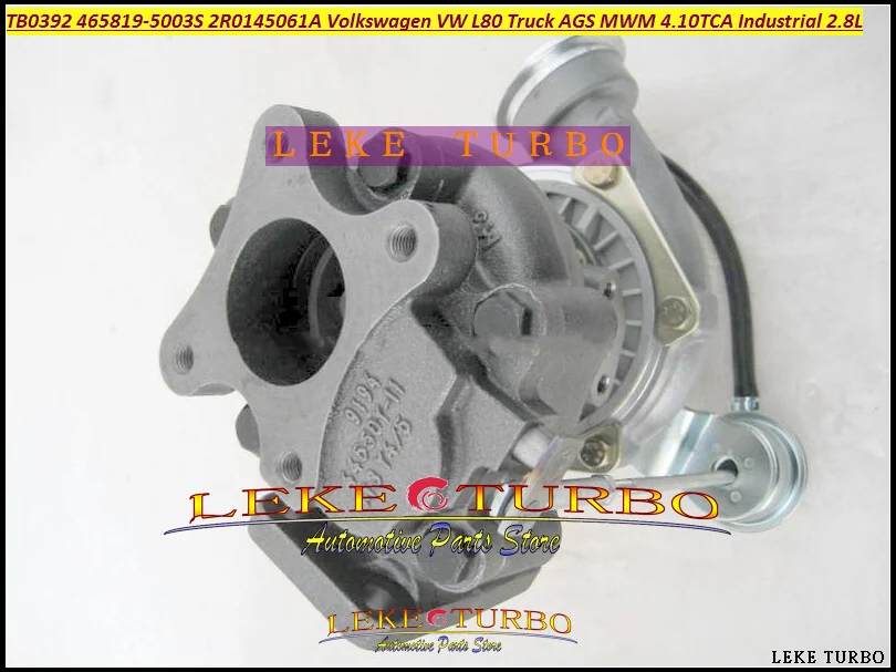Turbo TB0392 465819 465819-5003S 465819-5001S 2R0145061A For Volkswagen VW L80 Truck AGS For MWM 4.10TCA Industrial 2.8L 140HP  (2)
