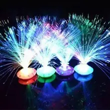 Color Changing Fiber Optic Night Light LED Lamp Holiday Festival Party Decor #10 gift valentine s day beautiful autism calming sensory led light lamp multicolour fibre optic ice relax changing