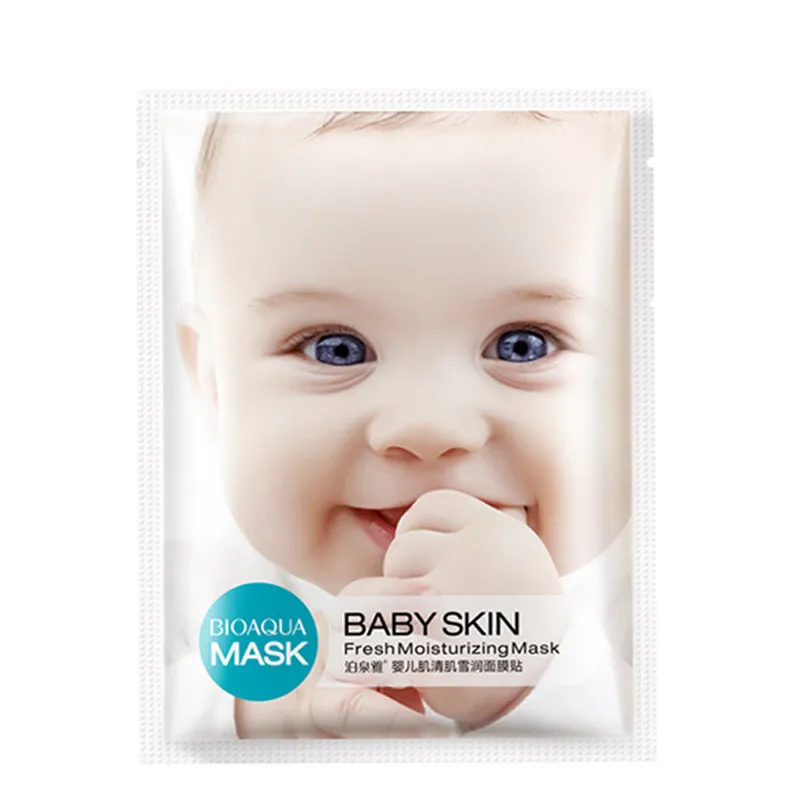 Маска для лица BIOAQUA Baby плавное увлажнение отбеливающая маска контроля жирности