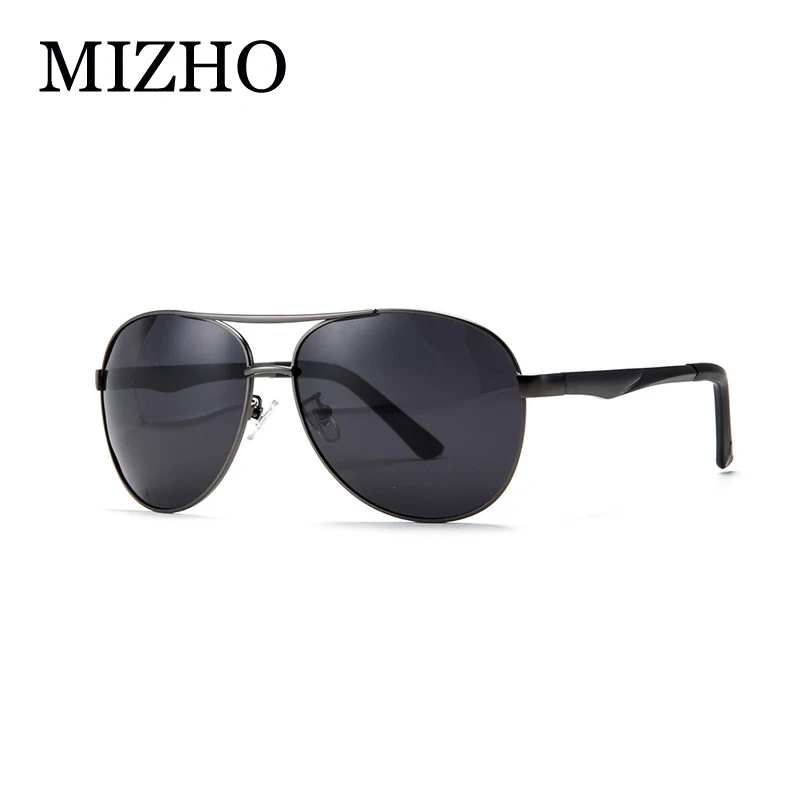 

HD Visual Outdoor travel Use Sunglasses Men Polarized 2016,MIZHO Aluminum Frame IP Vacuum Plating UV400 Glasses For Men Polaroid