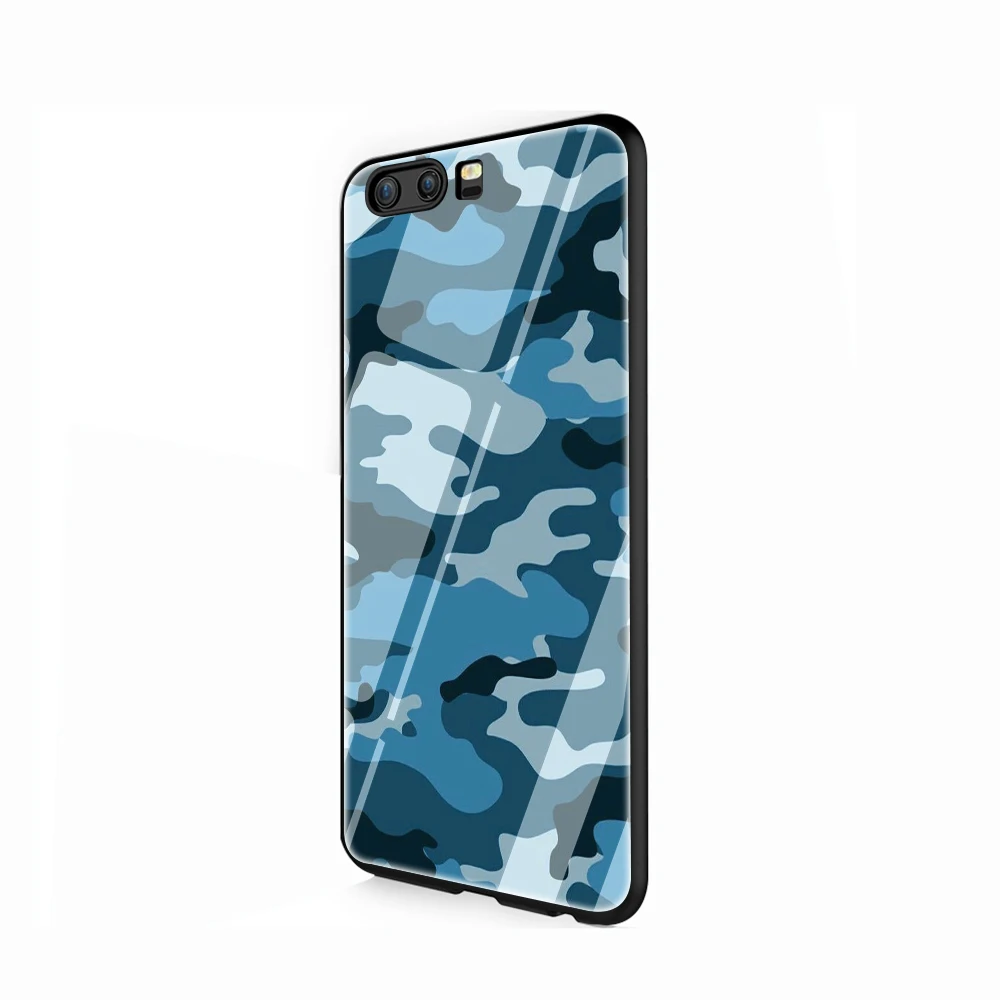 Защитный камуфляжный чехол из закаленного стекла для huawei Y9 Honor 8X 7A pro P10 20 Lite Pro mate 20 Lite Pro - Цвет: G4