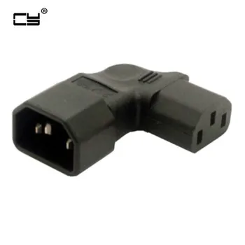 

IEC Connectors IEC 320 C14 male to C13 famale Vertical right angle Power adapter Conversion plug