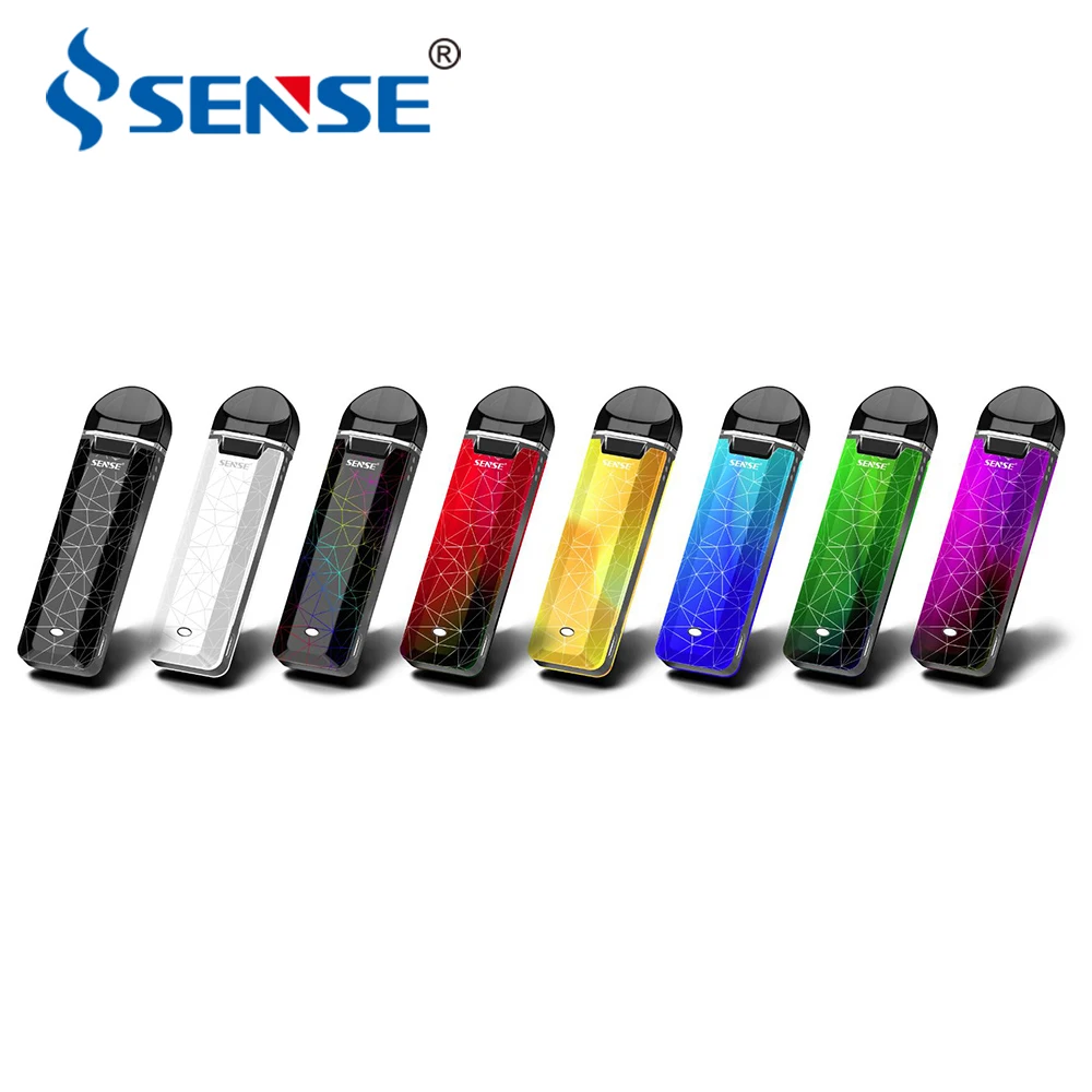 

100% Original Sense Sidekik Pod Starter Kit 460mAh Buil-in Battery with 2ml Capacity Pod & Air-draw Switch E-cigarette Vape KIT