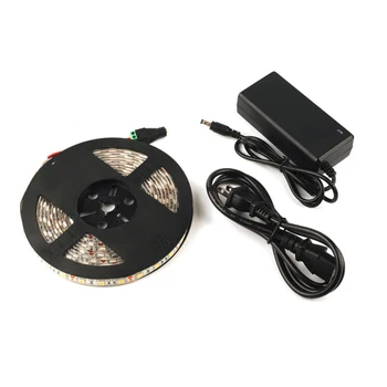 

LED Strip Kit 5m Waterproof LED Strip Warm White/White/Blue/Green/Red Flexible Light 5050smd 60led/m with12V 5A Power Supply