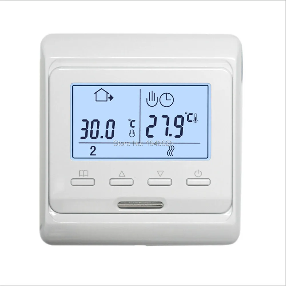 10 шт. M6.716 220 В 16A ЖК-дисплей программируемый цифровой электрический пол нагрева воздуха в помещении термостат теплый пол контроллер