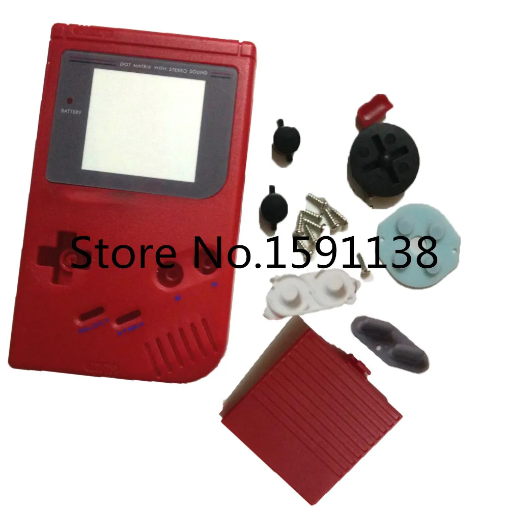 Лидер продаж для DMG-001 GBO Gameboygb Пластик Корпус чехол красного цвета с винтами