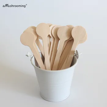 

100 Personalized Mother's Day Round Wooden Stirrers with Monogram Wedding Stir Sticks Coffee Cocktails Stirrers 10cm 15cm