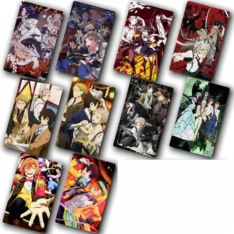 Bungo Stray Dogs Anime Card Sticker Pack DIY Waterproof Card Classic Kids Stickers toys for children 100 pcs
