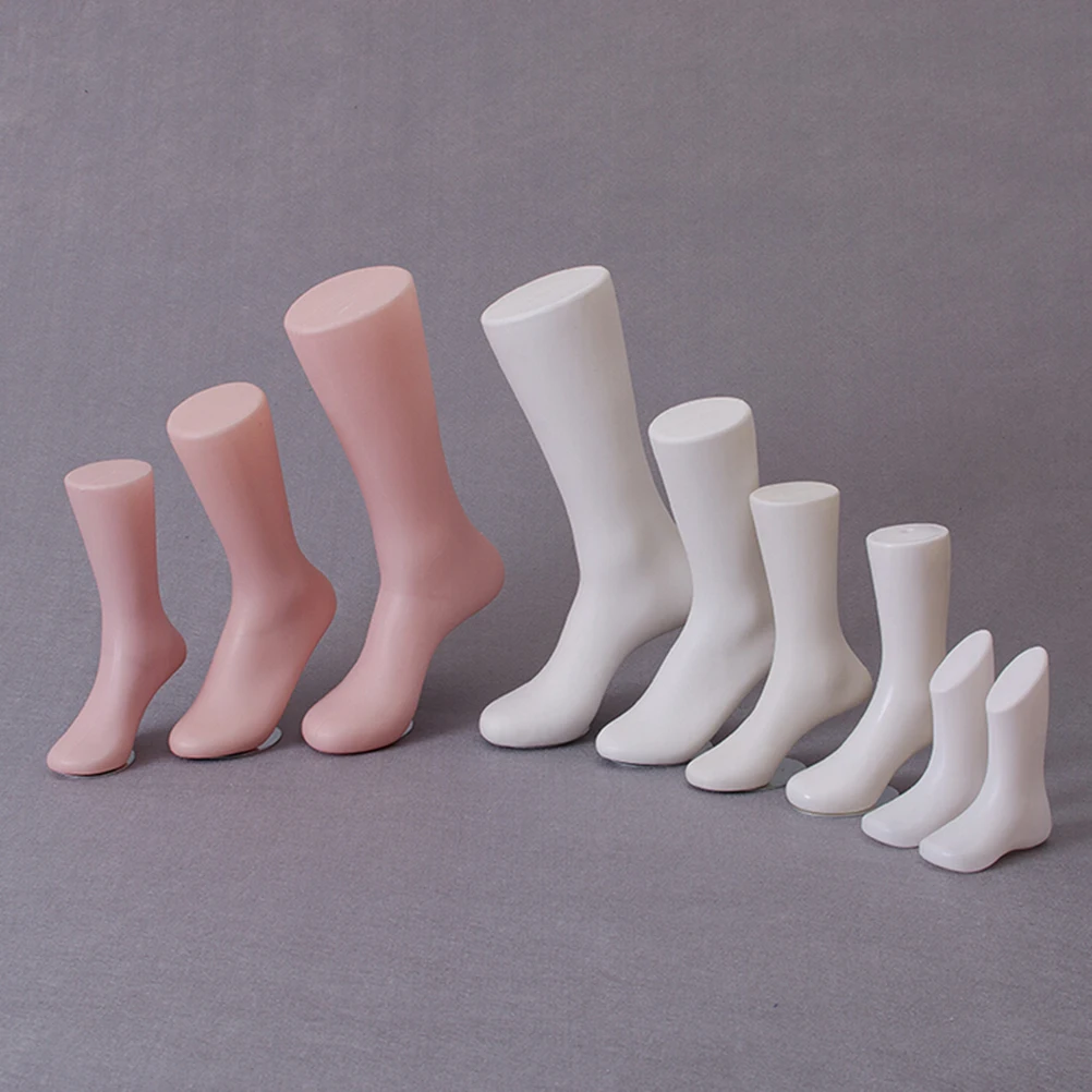 

Children Foot Display Mold Socks Shoes Mannequin Modeling Feet Short Stocking Home DIY Supplies Accessories