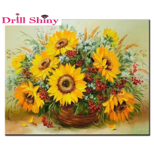 Diamond tcnuh female flowers diy 5d diamond painting round Diamond tcnuh female flowers diy 5d diamond painting round