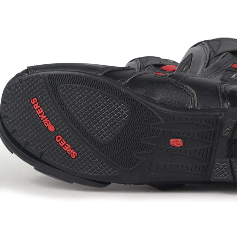 Pro байкерские мотоциклетные ботинки; ботинки для скоростных гонок; ботинки для мотокросса; водонепроницаемые ботинки для езды на велосипеде; мужская обувь