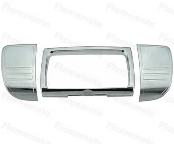 

Motorcycle Chrome Stereo Accent Radio Trim Panels For Harley 2014-Later Ultra Classic FLHT FLHX