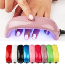Модный Мини Портативный 9 Вт УФ светодиодный светильник CCFL Сушилка для ногтей отверждающая лампа машина для УФ-гель для ногтей Красота маникюрные инструменты
