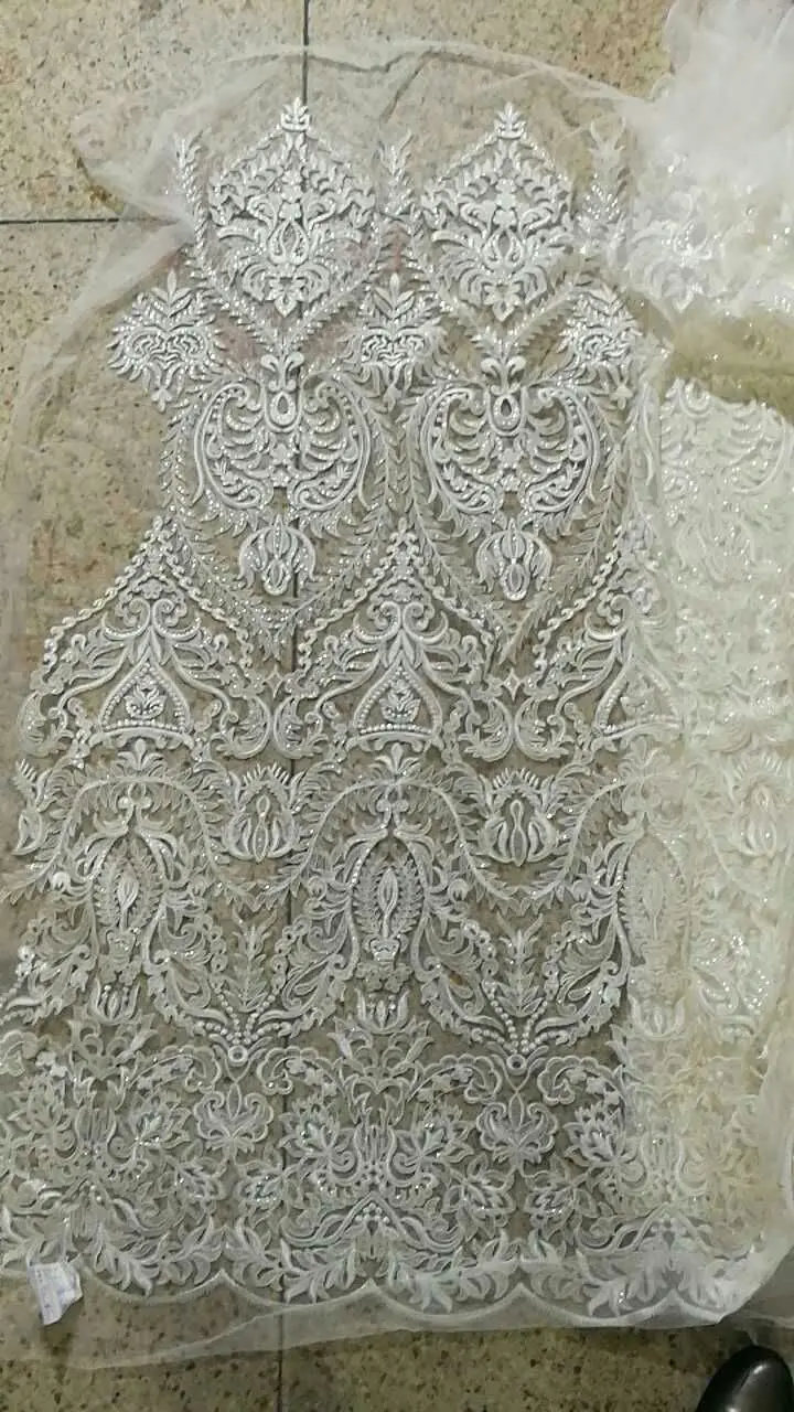 

White French Sequins Net Lace High Quality African Sequin Lace Fabric New African Lace Fabric for 2017 French Sequin Fabric