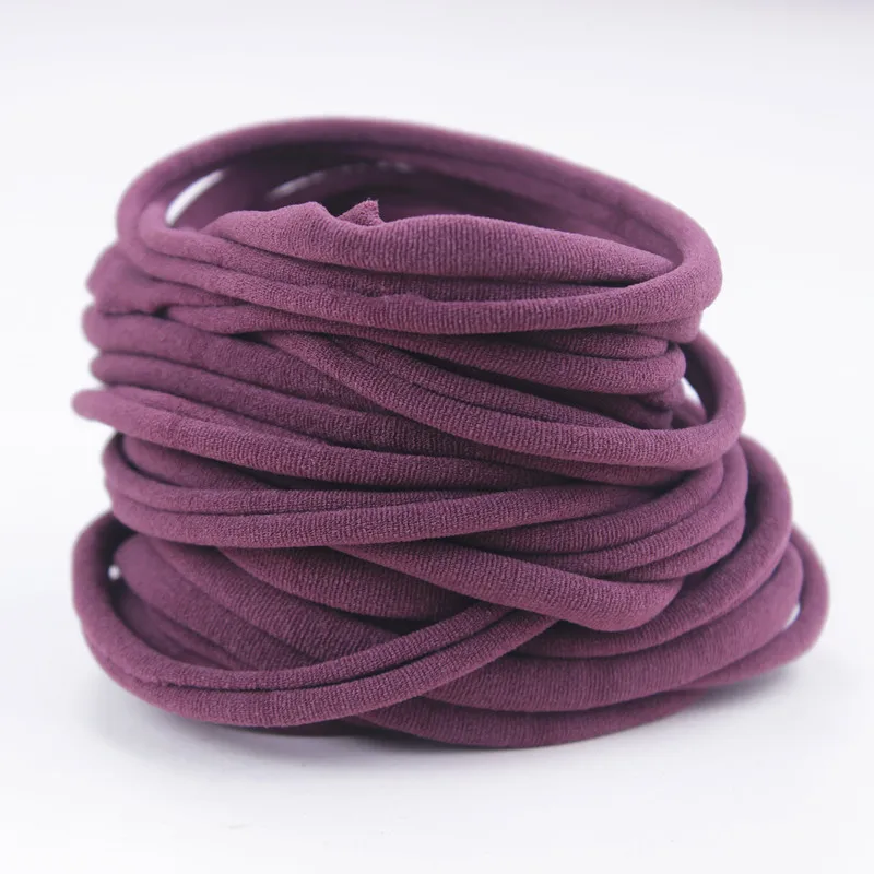 

Super Soft Thin Pale Nylon Elastic Baby Headbands Skinny Nylon Elastic StretchHeadband Bulk Nylon Headbands Soft stretchy HB388S